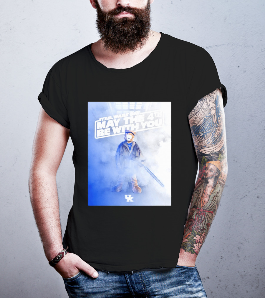 Star Wars Day May The 4th Be With You Kentucky Wildcats T-Shirt