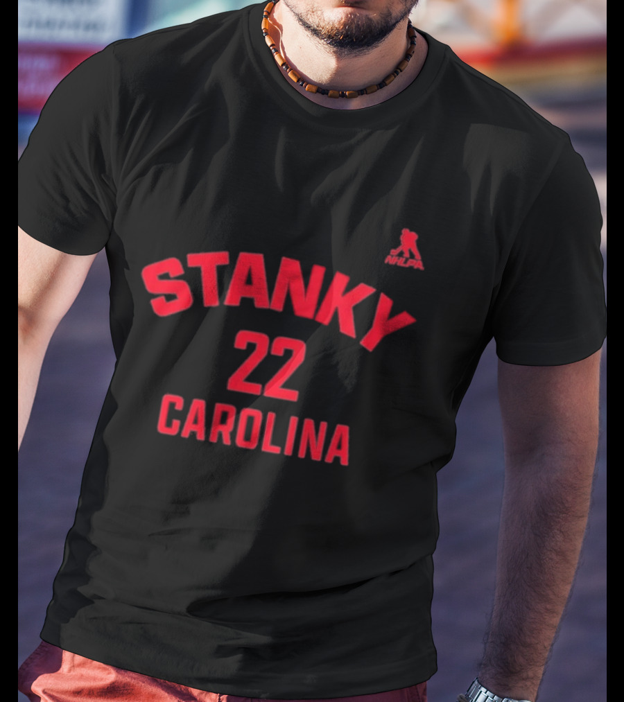 Logan Stankoven Carolina Name & Number T-Shirt