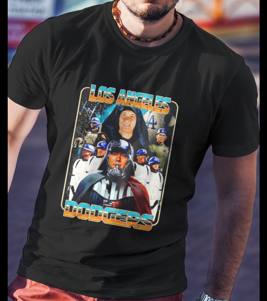 Los Angeles Dodgers Star Wars May The 4th Celebration T-Shirt