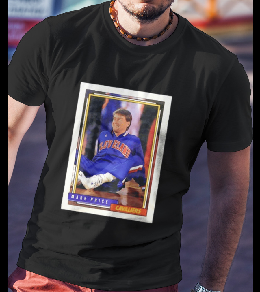 Cleveland Cavaliers Mark Price 1992 Basketball Trading Card Classic Moment T-Shirt