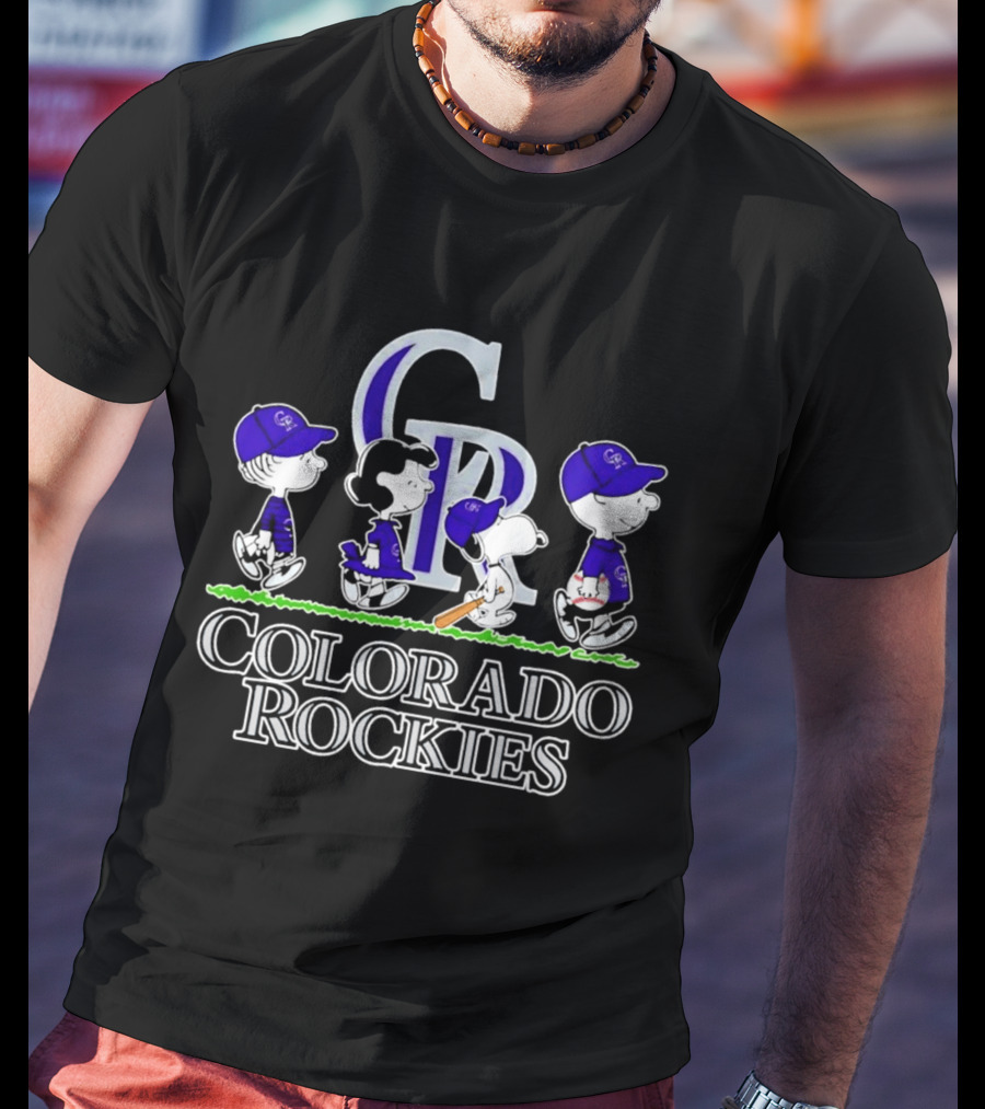 Colorado Rockies Peanuts Abbey Road 2026 T-Shirt