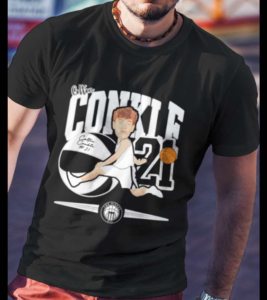 Colton Conkle 21 Basketball 2025 Marietta College T-Shirt