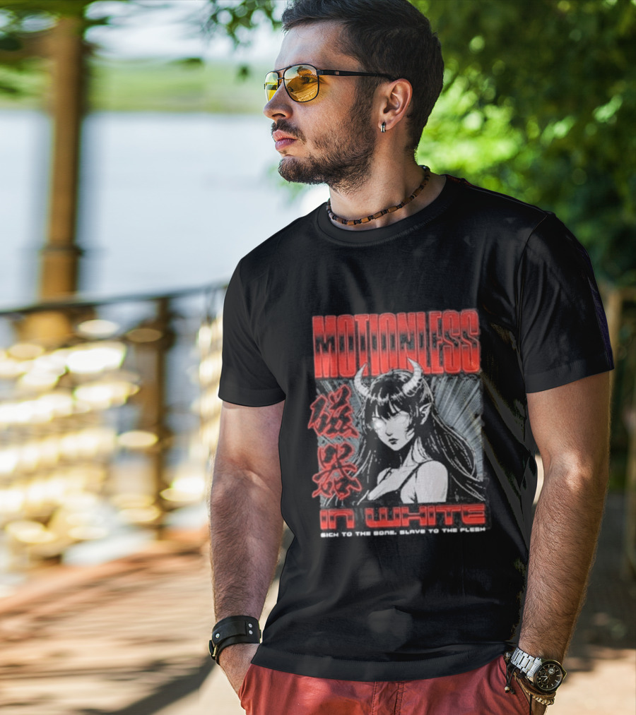 Motionless In White Rich To The Bone Slave To The Flesh Tour 2026 T-Shirt