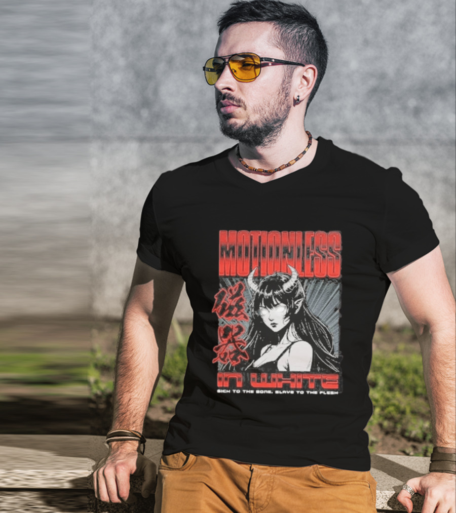 Motionless In White Rich To The Bone Slave To The Flesh Tour 2026 T-Shirt