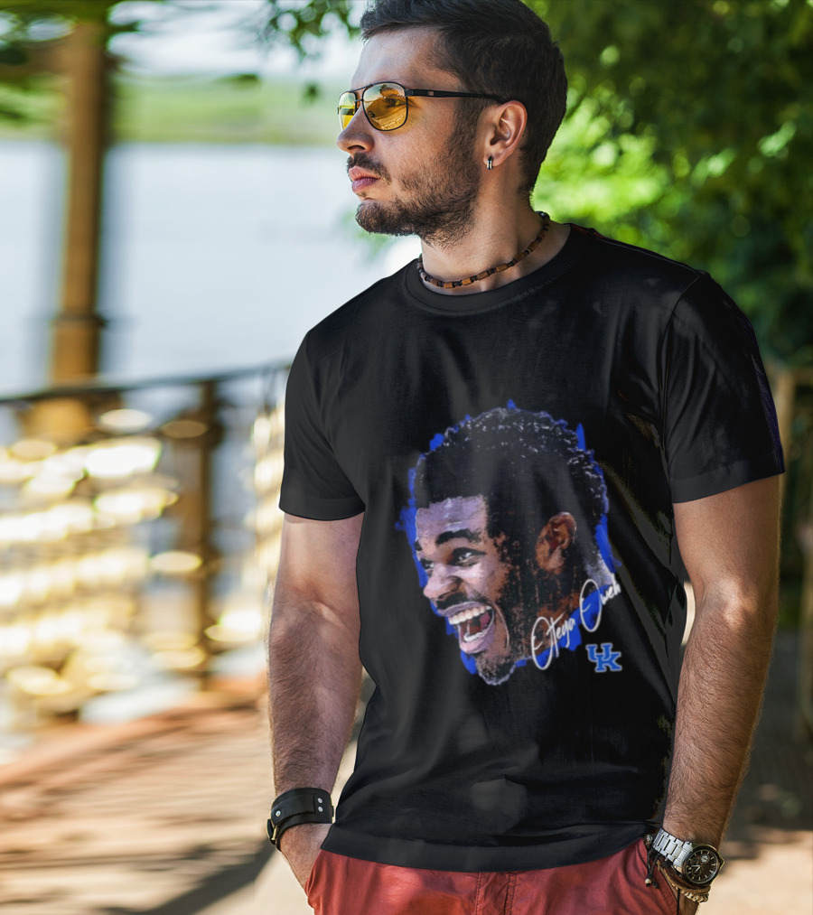 NCAA Men's Basketball Kentucky Wildcats Otega Oweh UK Basketball Fan Gear T-Shirt