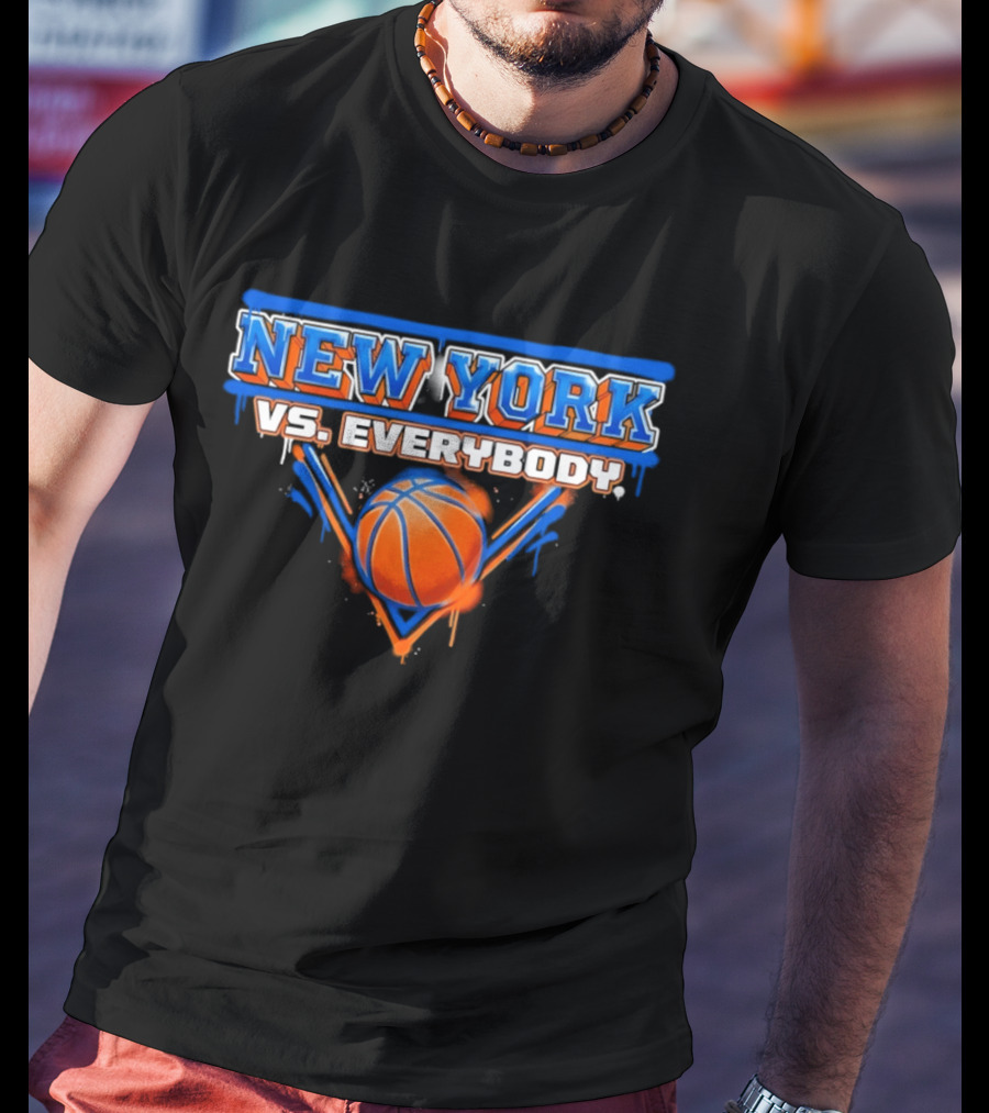 New York Vs Everybody Knicks Basketball NBA 2026 T-Shirt