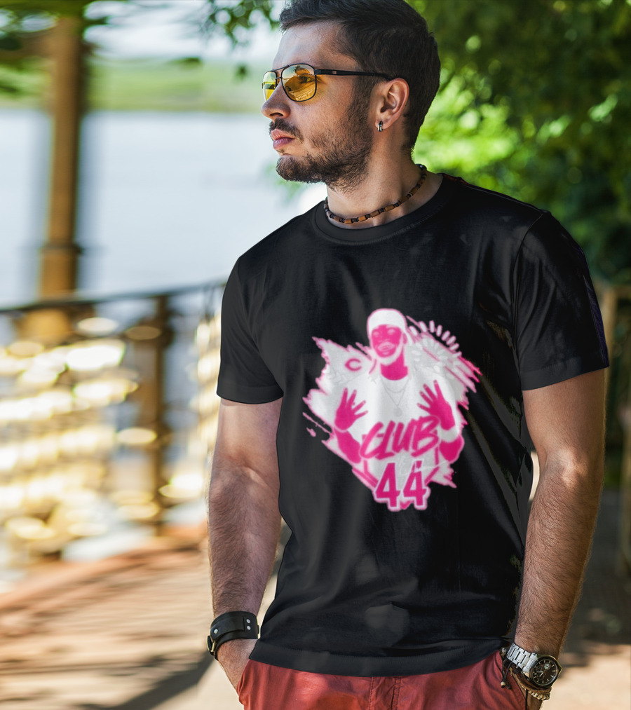 Elly De La Cruz Club 44 Pink Cincinnati Baseball T-Shirt
