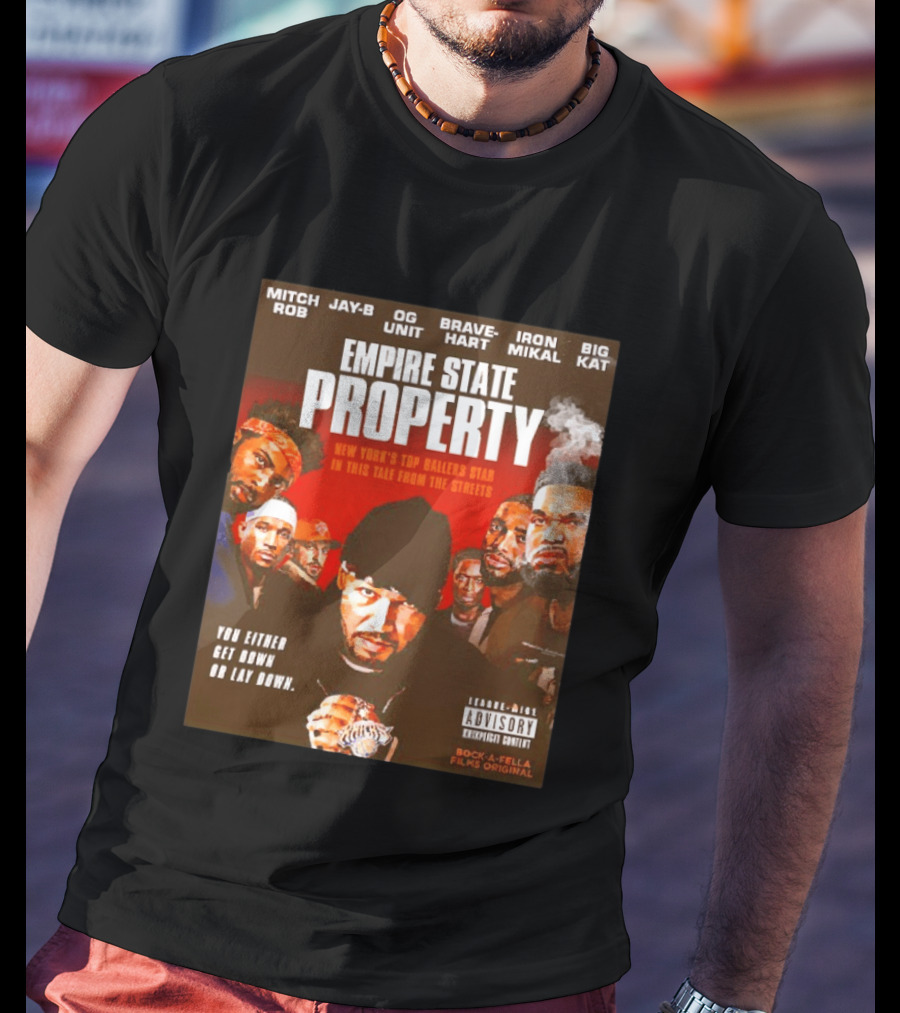 Mitch Rob Jay B OG Unit Brave Hart Iron Mikal Big Kat Empire State Property New York Knicks Baller Tale T-Shirt