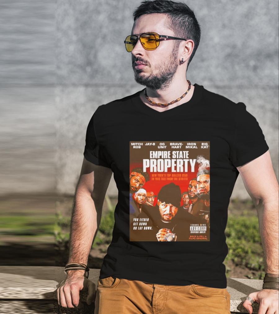 Mitch Rob Jay B OG Unit Brave Hart Iron Mikal Big Kat Empire State Property New York Knicks Baller Tale T-Shirt