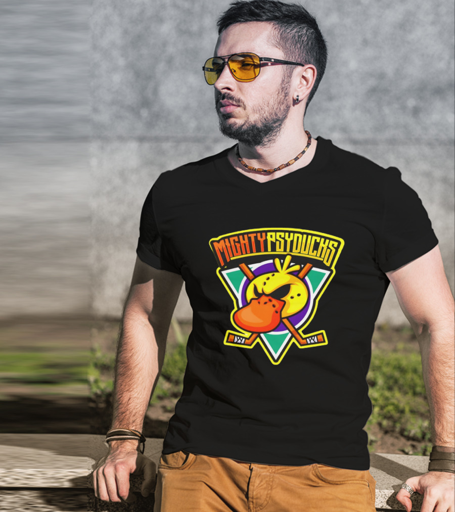 Mighty Psyducks Pokémon Hockey NHL 2026 T-Shirt
