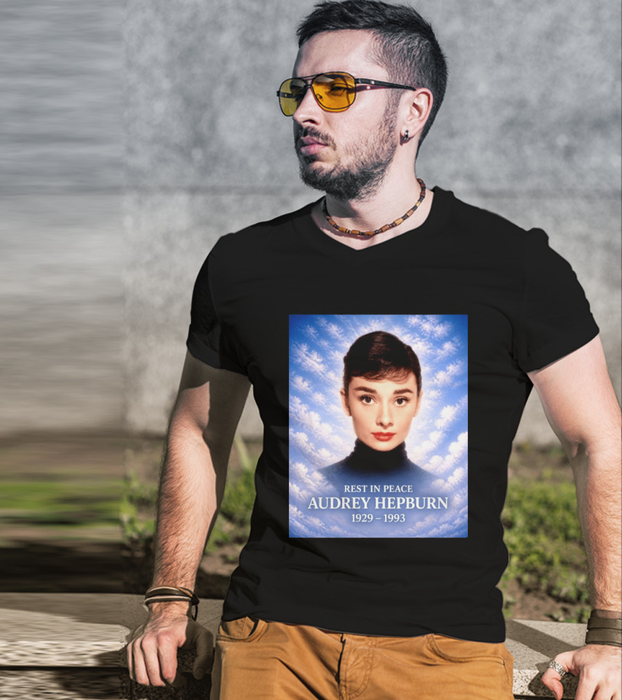 Rest In Peace Audrey Hepburn 1929 1993 T-Shirt