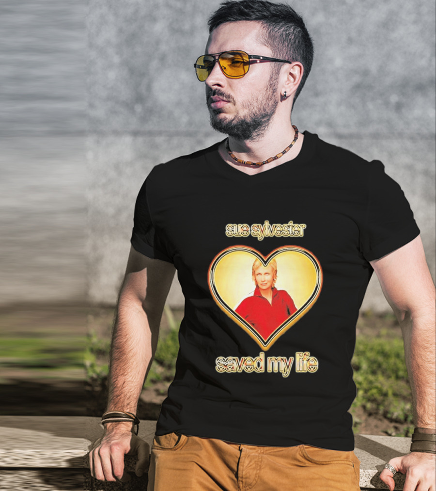 Sue Sylvester Saved My Life Heart T-Shirt