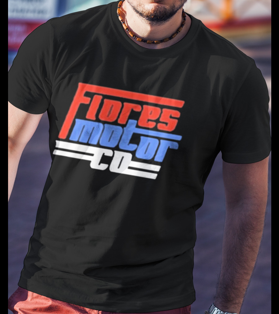 Wyatt Flores Flores Motor CO 2026 Tour Red And Blue T-Shirt
