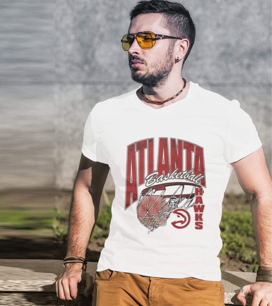 Atlanta Hawks Basketball Script Swish 2026 T-Shirt