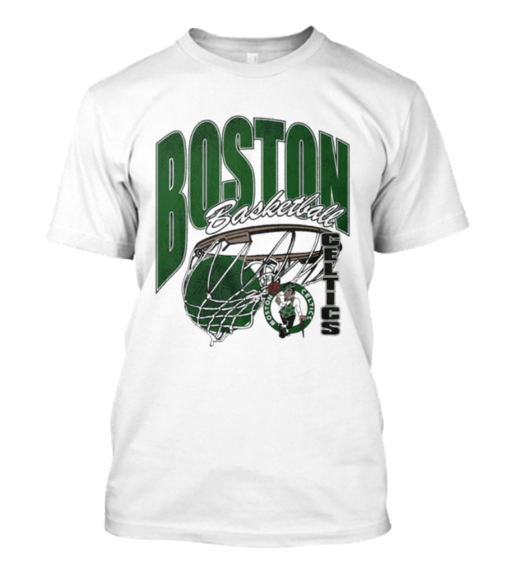 Boston Celtics Basketball 2026 Script Swish T-Shirt