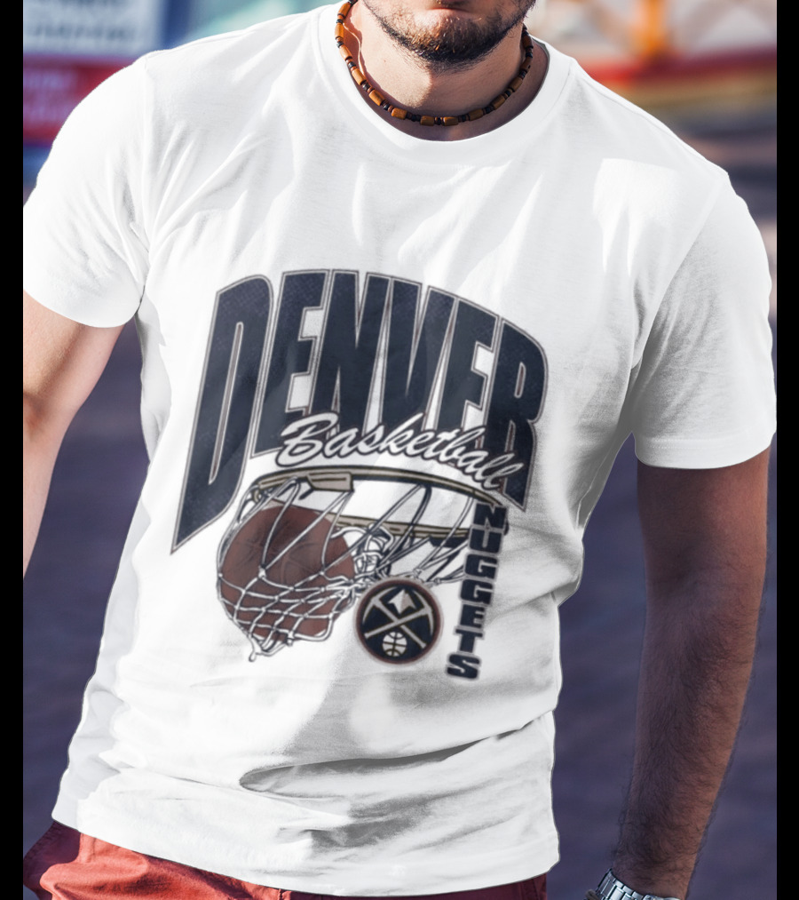 Denver Basketball 2026 Nuggets Script Swish T-Shirt