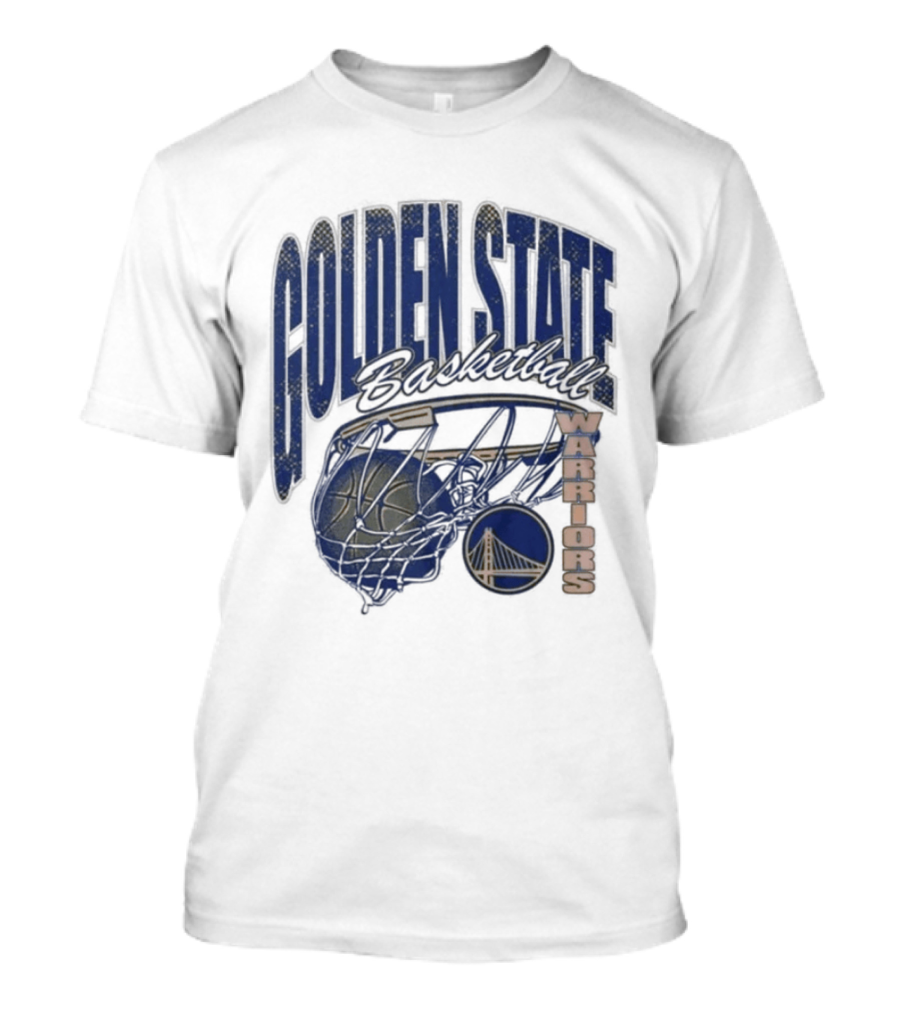 Golden State Warriors 2026 Script Swish Basketball T-Shirt