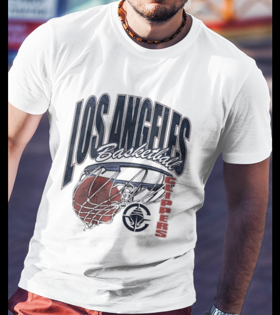 Los Angeles Clippers Script Swish Basketball 2026 T-Shirt