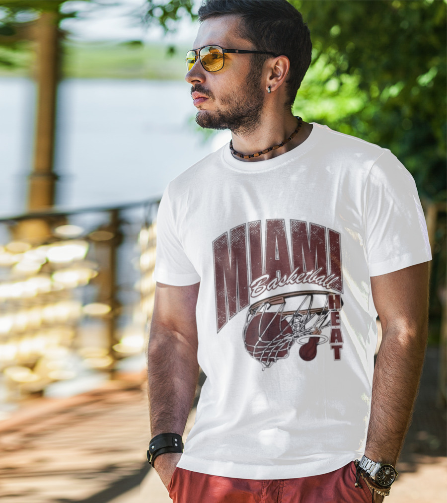 Miami Basketball Swish 2026 Hoop Dunk T-Shirt