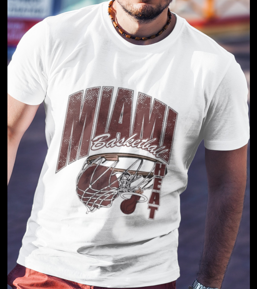 Miami Basketball Swish 2026 Hoop Dunk T-Shirt