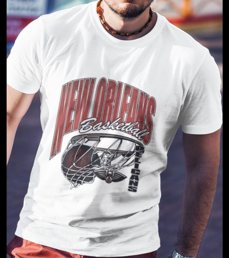New Orleans Basketball Swish 2026 Pelicans T-Shirt