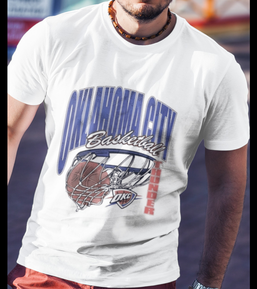 Oklahoma City Basketball Swish 2026 T-Shirt