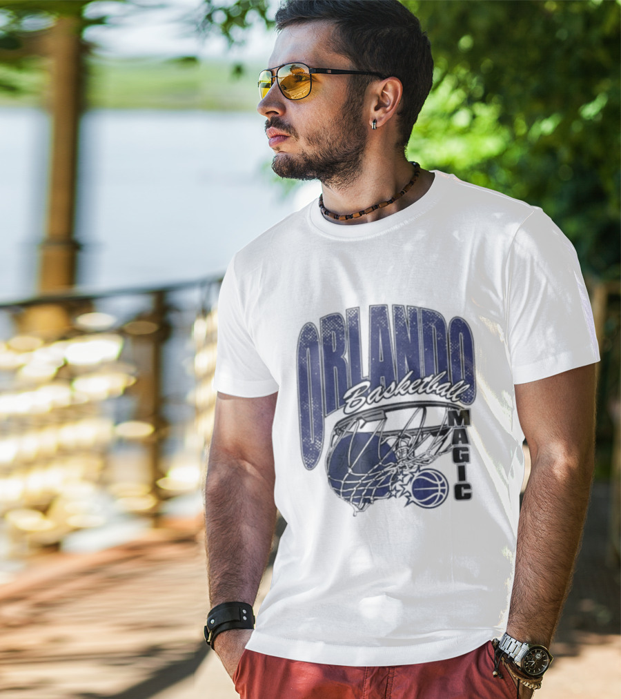 2026 Orlando Magic Basketball Script Swish T-Shirt