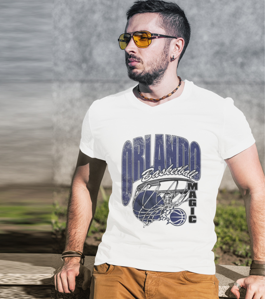 2026 Orlando Magic Basketball Script Swish T-Shirt