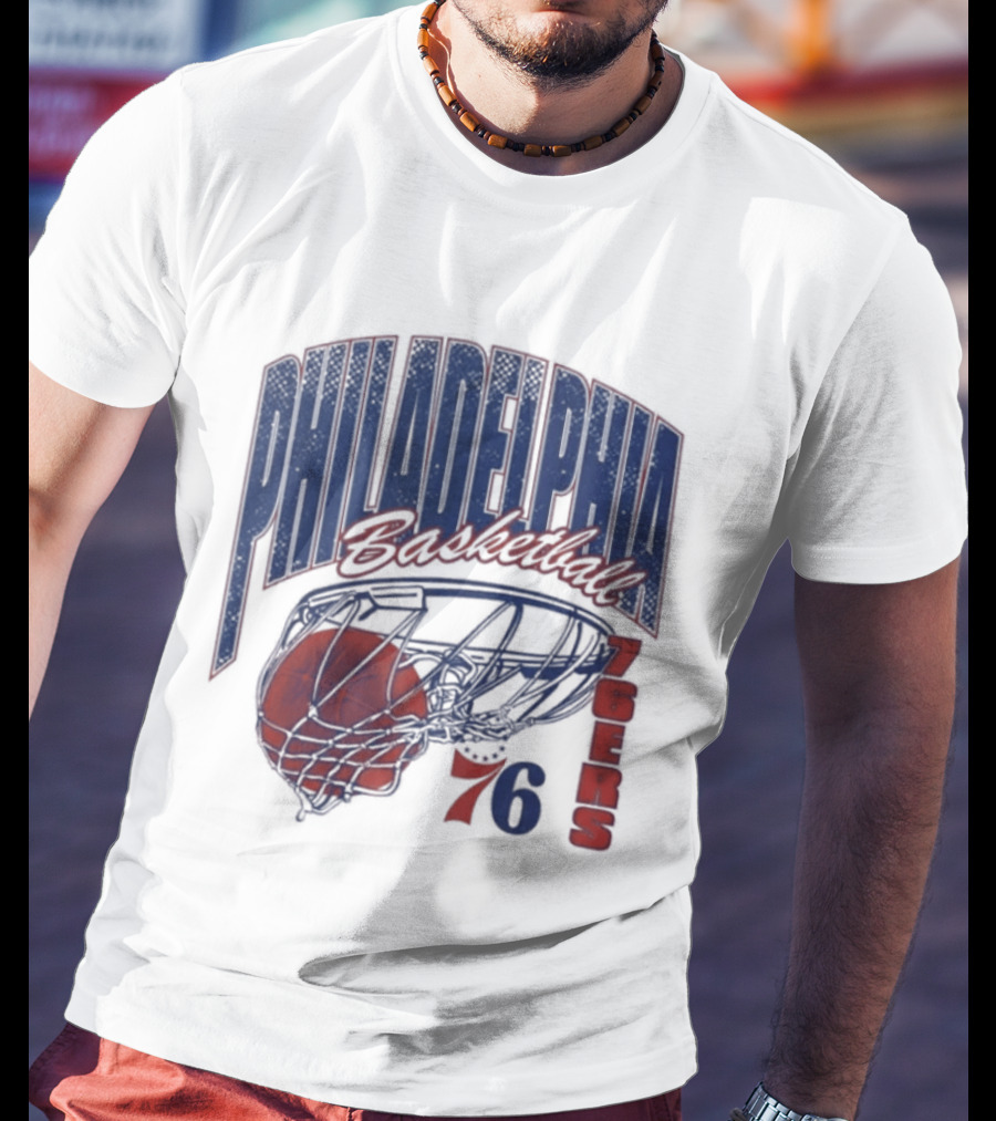 Philadelphia Basketball 76ers Swish Script 2026 T-Shirt
