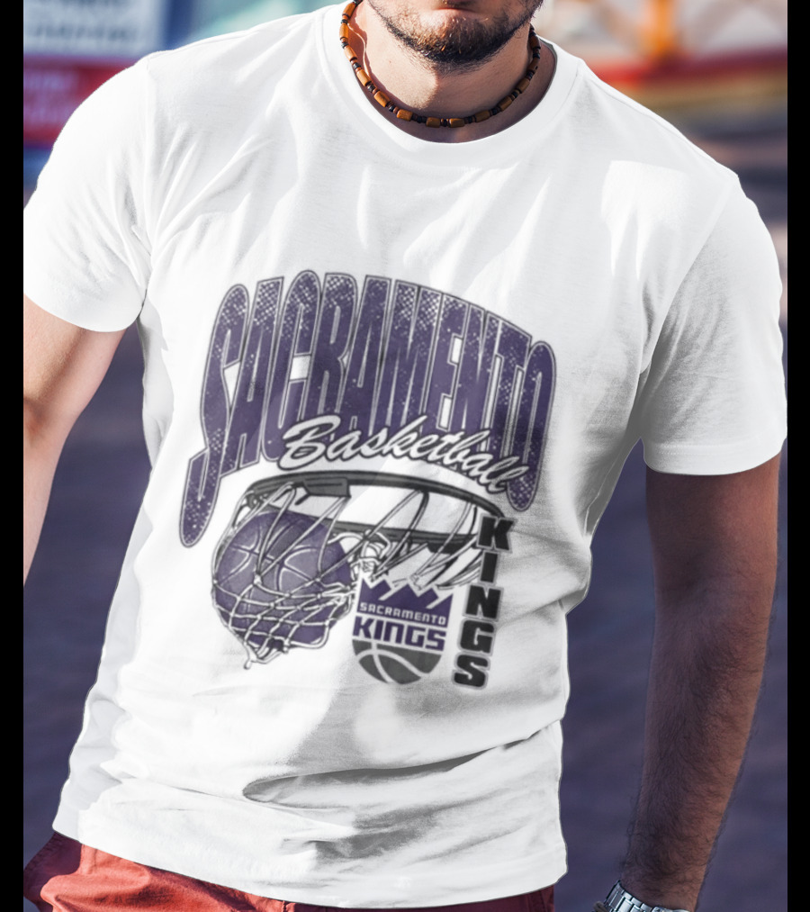 Sacramento Kings Basketball Swish Script 2026 T-Shirt