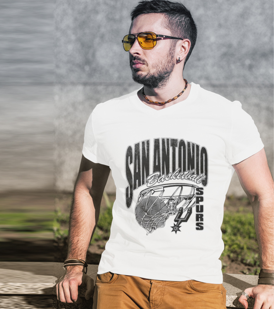San Antonio Basketball 2026 Spurs Swish T-Shirt