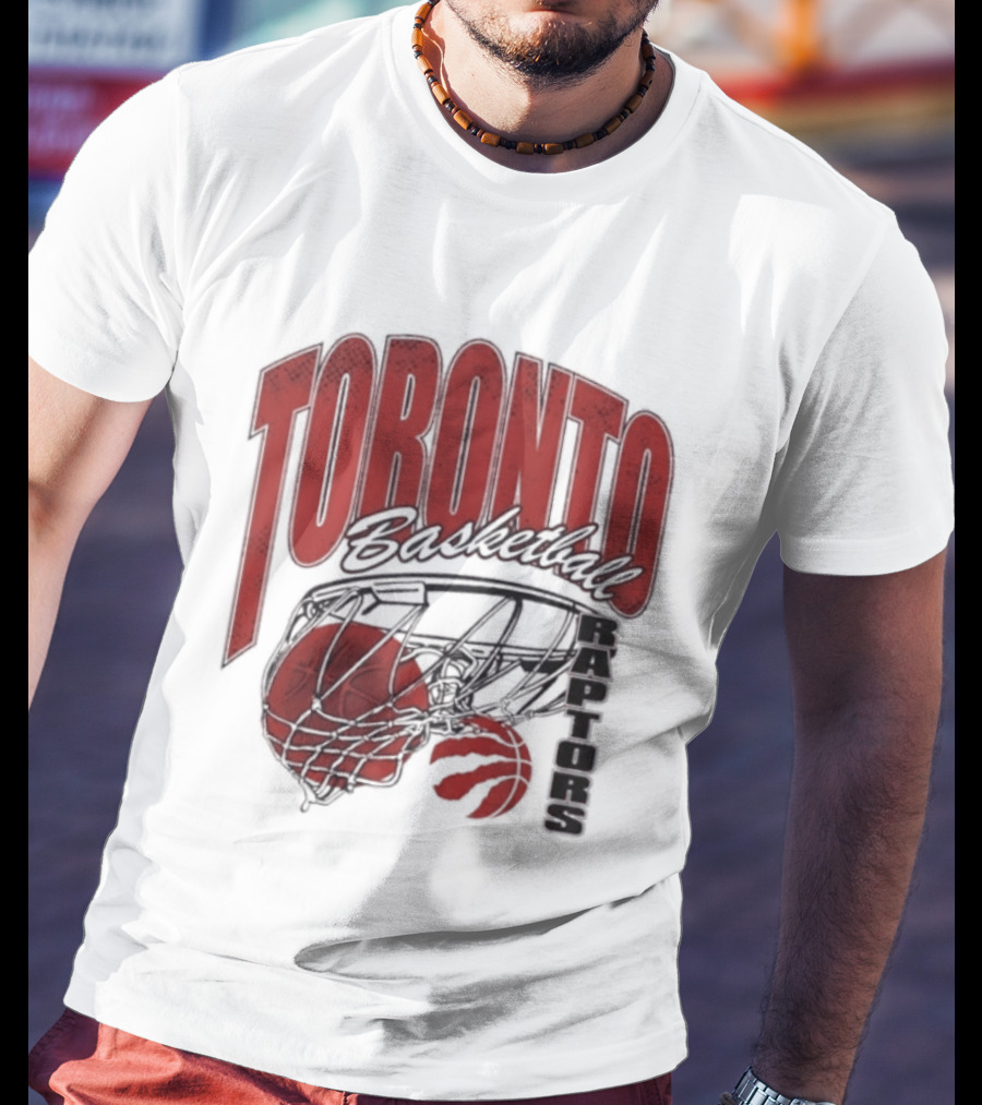 Toronto Raptors Basketball 2026 Script Swish T-Shirt