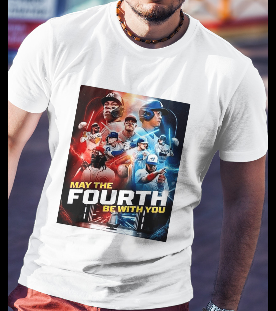 May The Fourth Be With You MLB Star Wars Day 2026 Celebration T-Shirt
