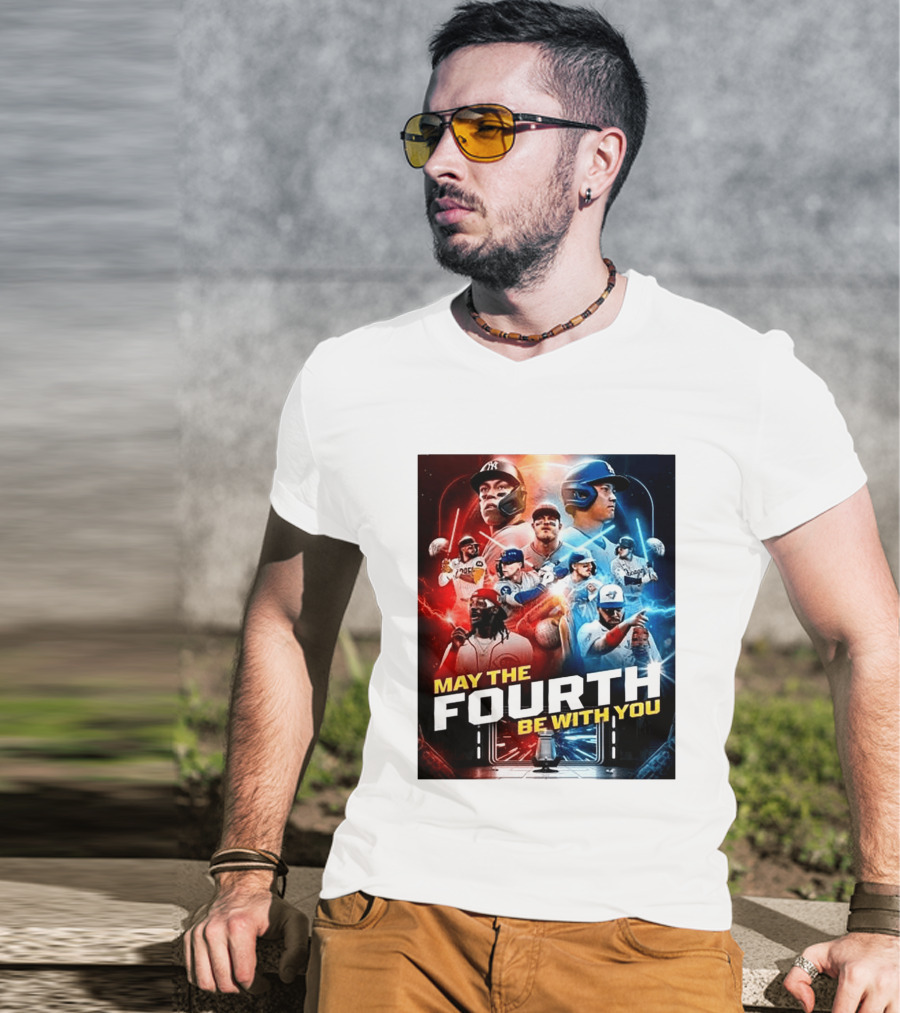 May The Fourth Be With You MLB Star Wars Day 2026 Celebration T-Shirt