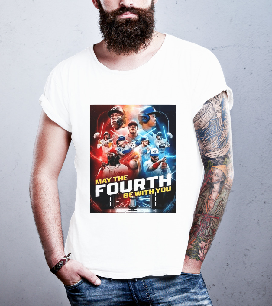May The Fourth Be With You MLB Star Wars Day 2026 Celebration T-Shirt