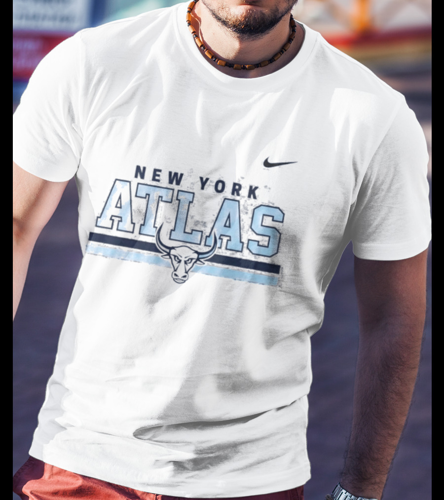 New York Atlas Nike Dri FIT Bull T-Shirt