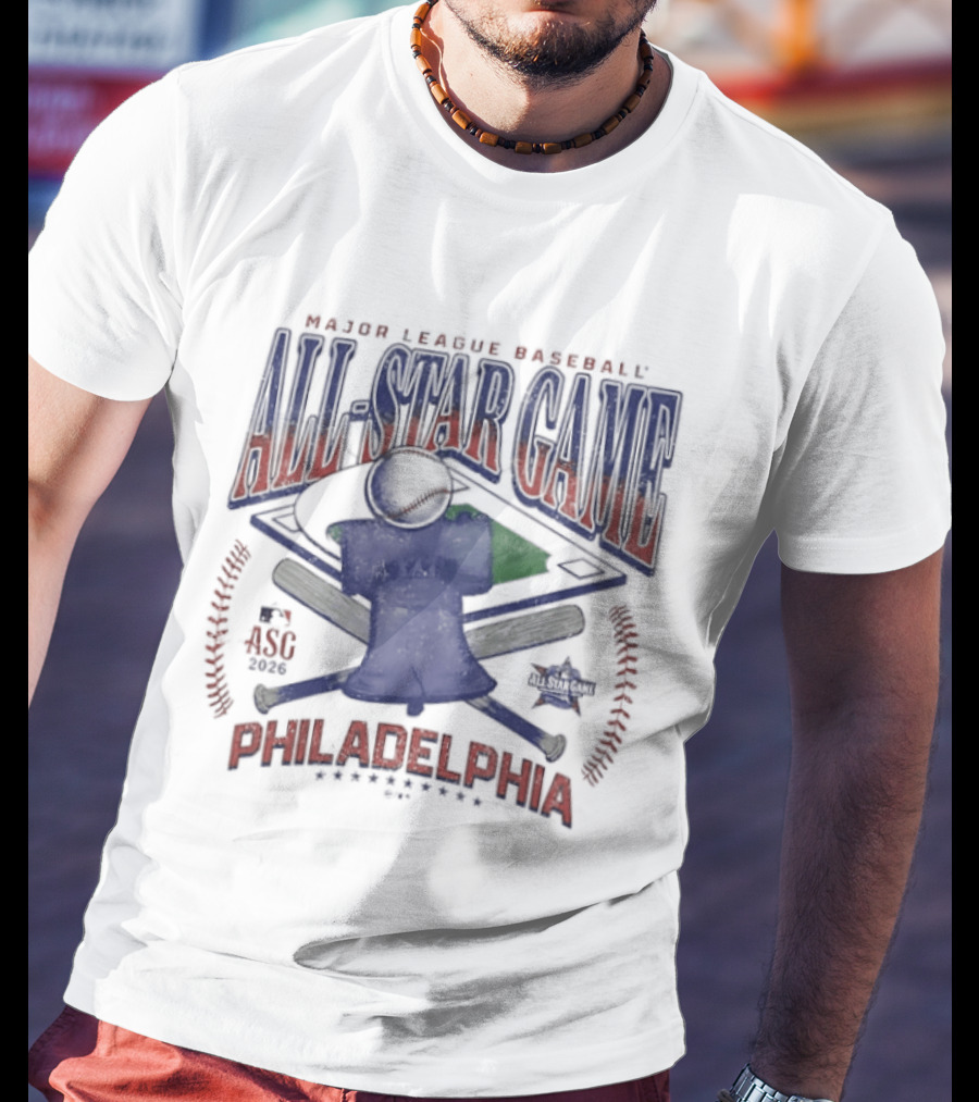 Philadelphia Phillies Major League Baseball 2026 All Star Game T-Shirt