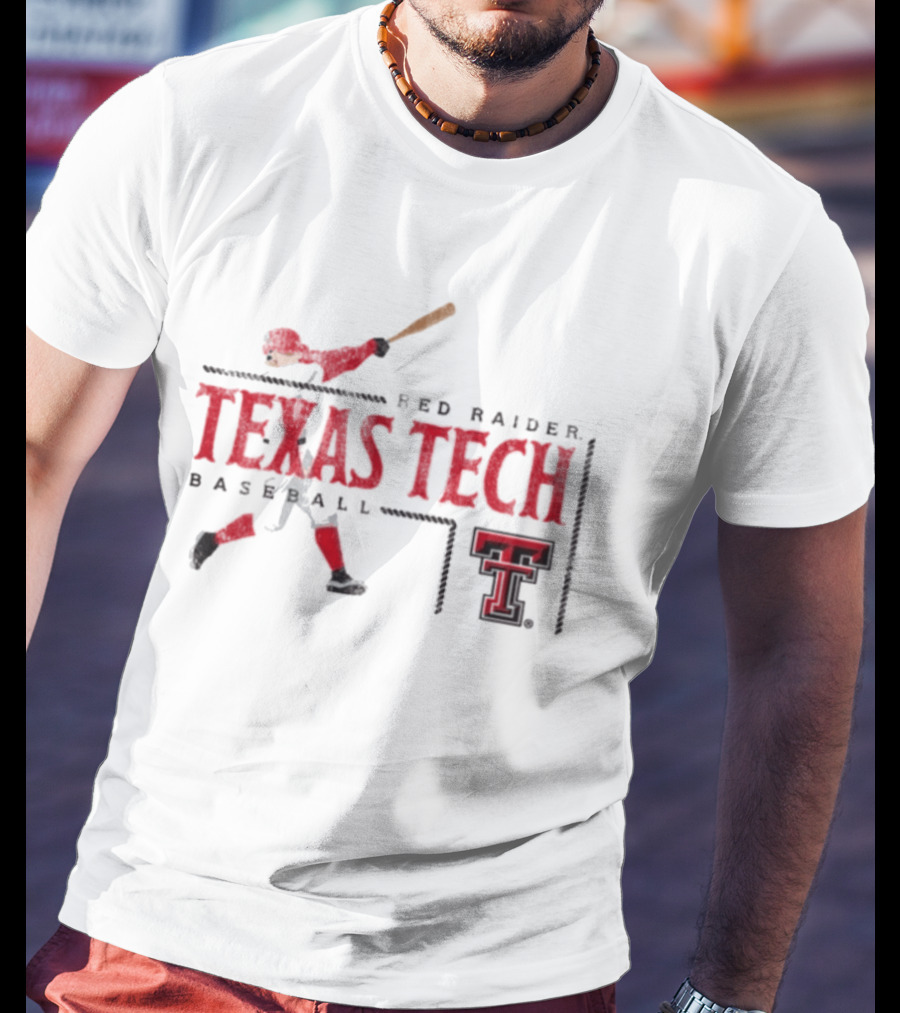 Texas Tech Red Raider Baseball Batter Up TTU T-Shirt