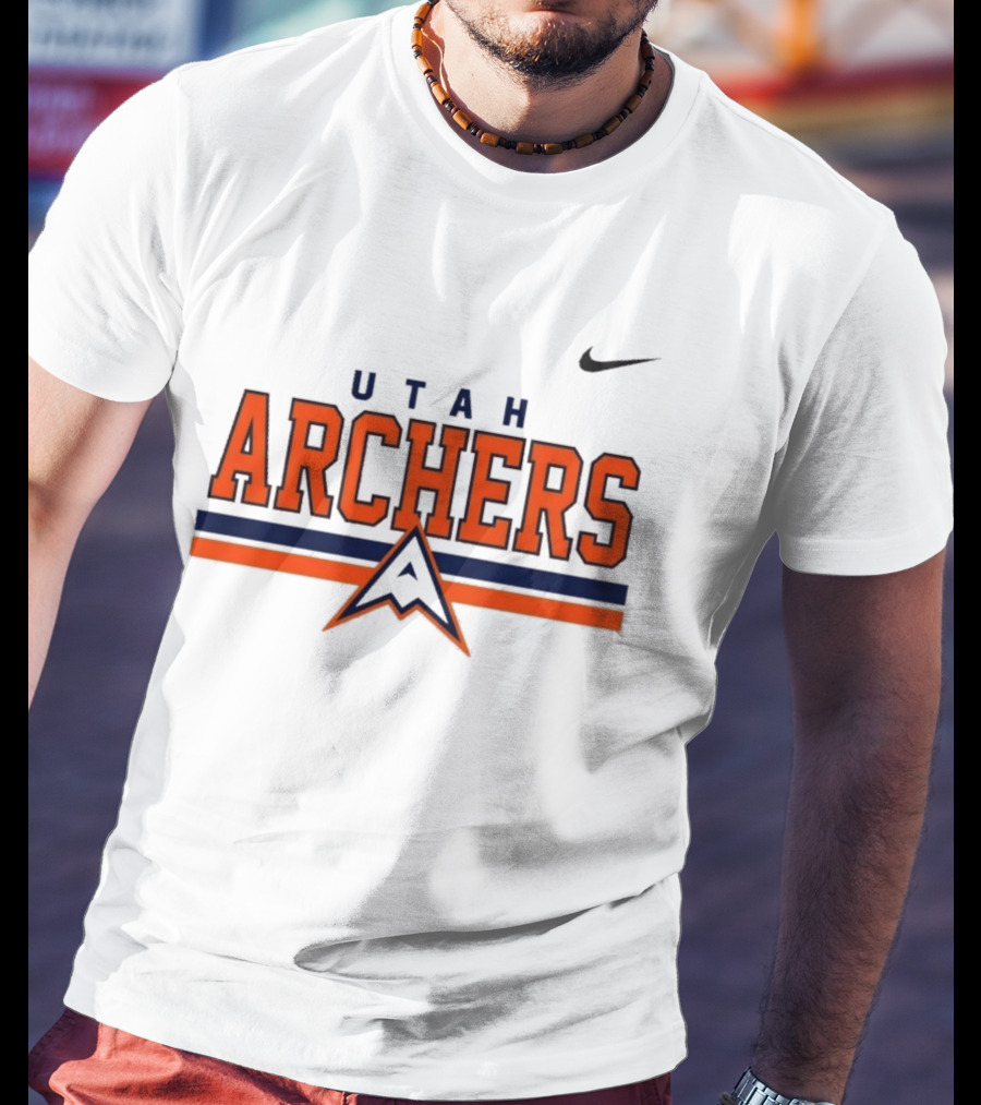 Utah Archers Nike Dri FIT Stripe Authentic Teamwear T-Shirt