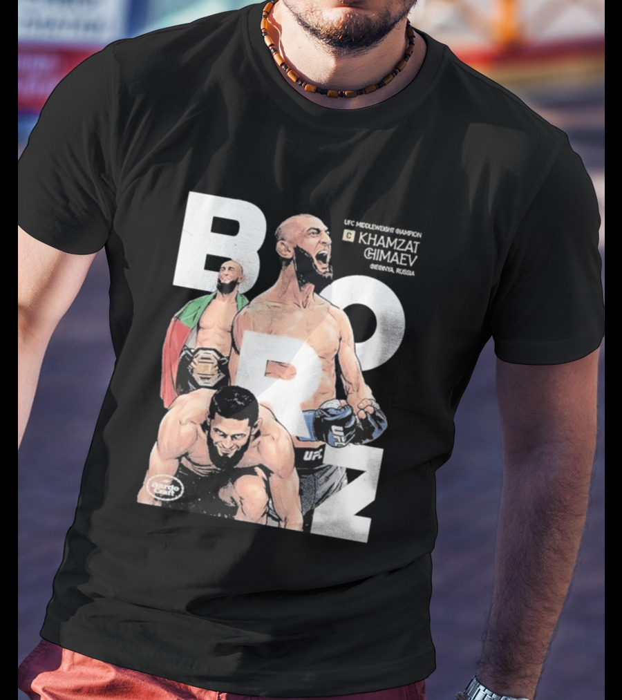 Borz Bardo Craft UFC Khamzat Chimaev T-Shirt