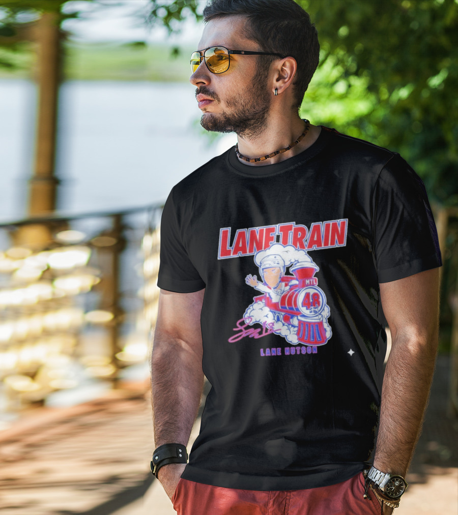 Lane Train MTL 48 Lane Hutson Steam Engine Athlete T-Shirt