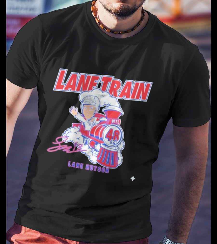 Lane Train MTL 48 Lane Hutson Steam Engine Athlete T-Shirt