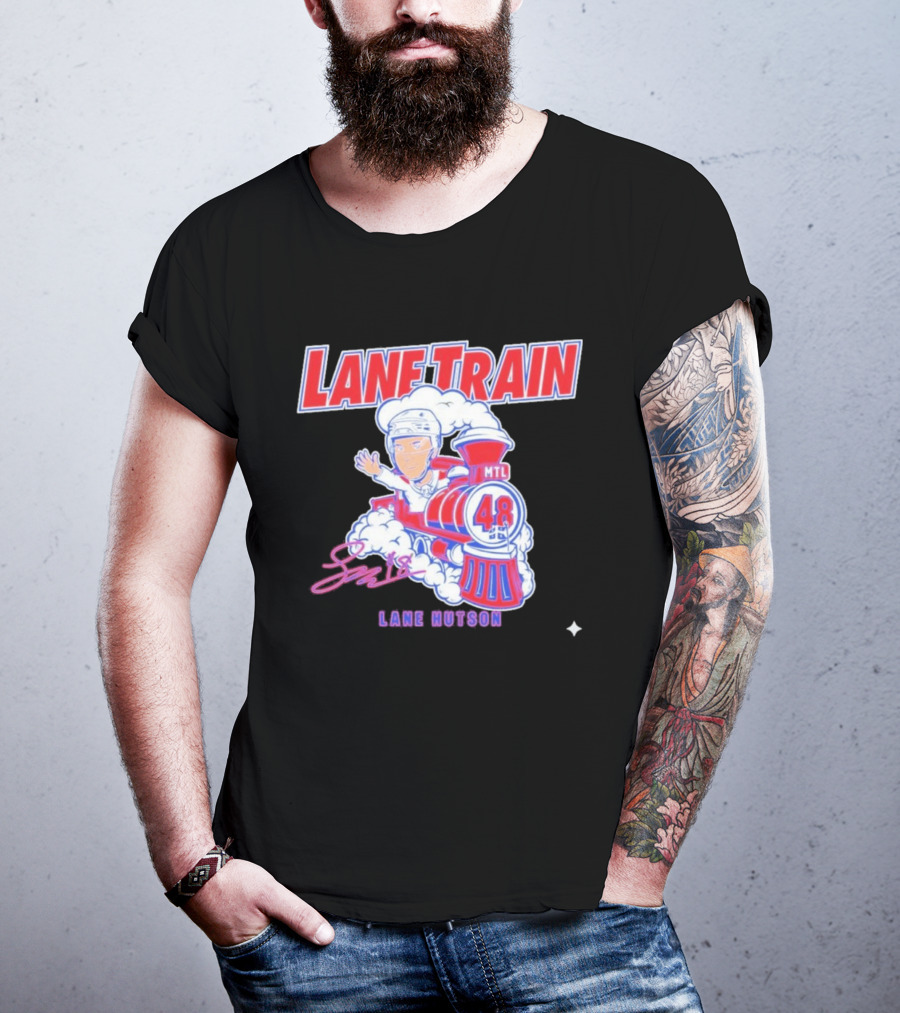 Lane Train MTL 48 Lane Hutson Steam Engine Athlete T-Shirt
