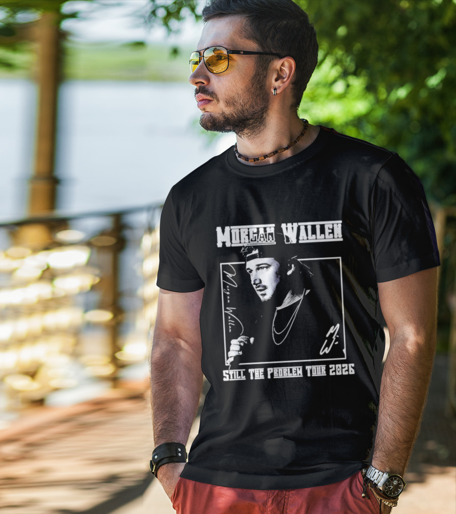 Morgan Wallen Still The Problem Tour 2026 Indianapolis Colts Lucas Oil Stadium T-Shirt