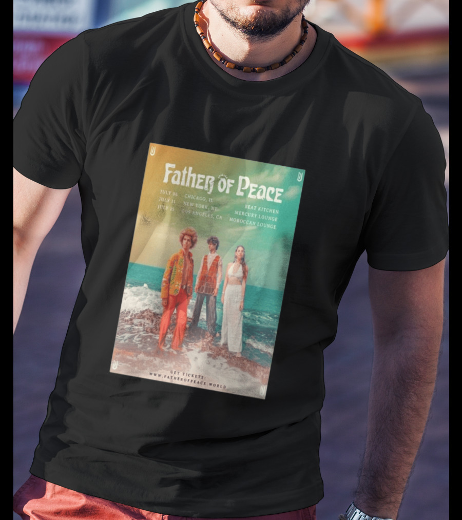 Father Of Peace Fall Tour 2026 Chicago New York Los Angeles T-Shirt