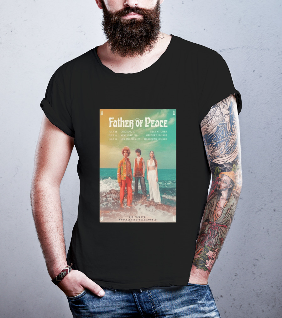 Father Of Peace Fall Tour 2026 Chicago New York Los Angeles T-Shirt
