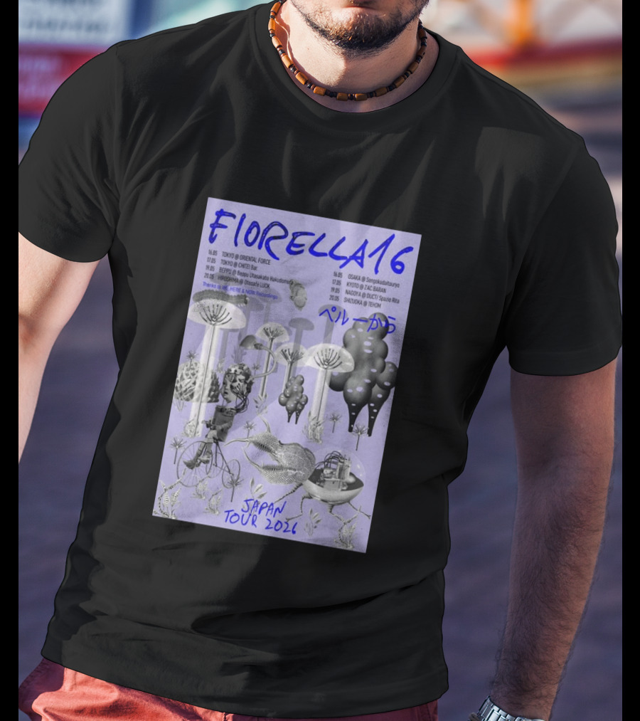 FIORELLA16 Japan Tour 2026 Dates And Locations T-Shirt