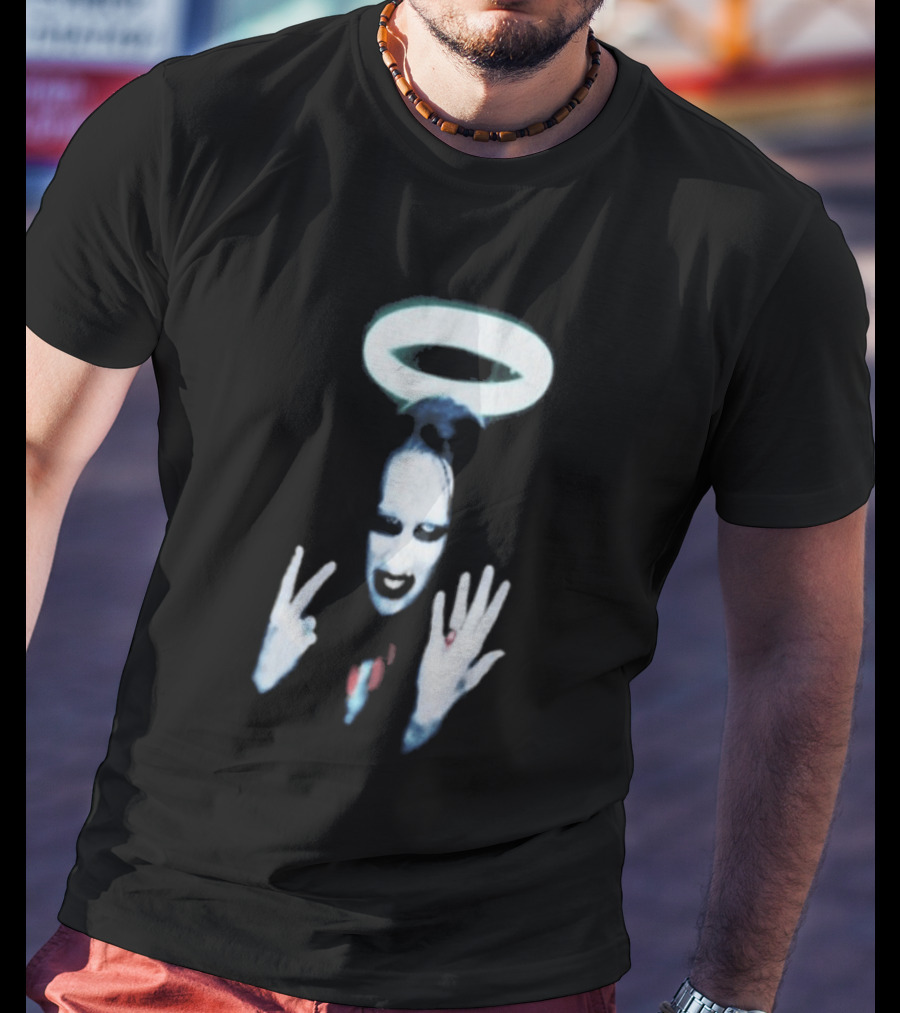 Wyco 1997 Marilyn Manson Angel Halo Gesture T-Shirt