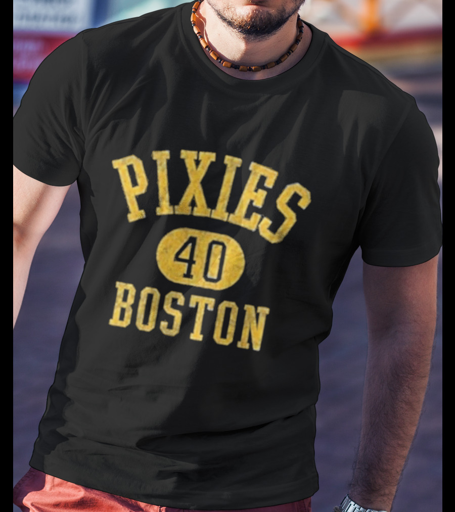 Pixies 40 Boston Asia Tour 2026 Collegiate T-Shirt