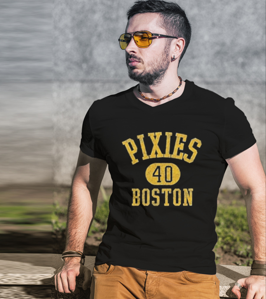 Pixies 40 Boston Asia Tour 2026 Collegiate T-Shirt